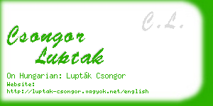 csongor luptak business card
