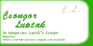 csongor luptak business card